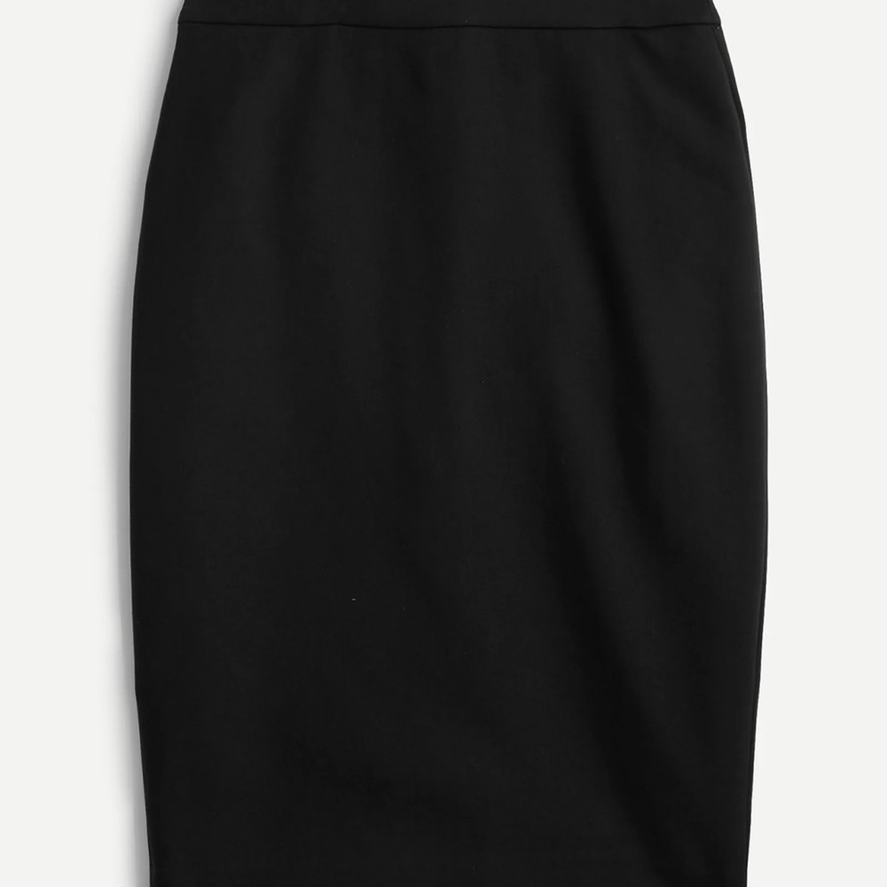 J. Crew Black Wool No. 2 Pencil Skirt in Black - Size 10